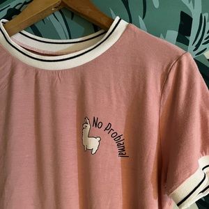 Lama Ringer Crop Top